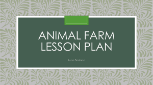 Animal farm lesson plan - personal . plattsburgh . edu