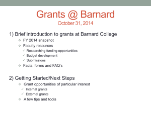 Keys to Success - Barnard College