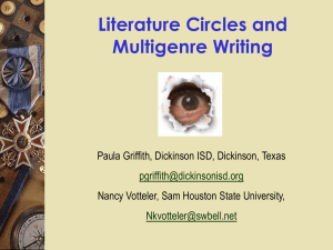 Literature Circles and Multigenre Writing