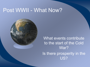 Cold War PPt from Class