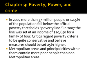 Ch. 9 Poverty, Power, and Crime