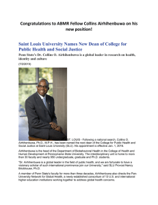 Saint Louis University Names New Dean of College for Public
