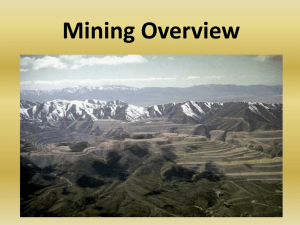Mining PPT - Livingston Public Schools