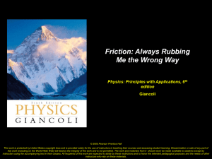 Friction & Inclined Planes PowerPoint