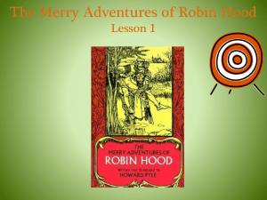 What were the vows of Robin Hood and his merry men?
