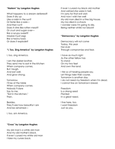 Langston Hughes poems