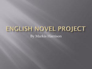 English Novel Project - HarrisonHonorsEnglishEckmanFinal