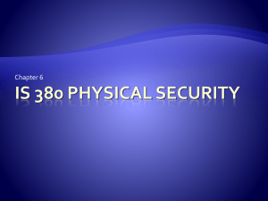 IS 380 Physical Security