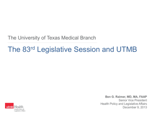 Ben G. Raimer, MD, MA, FAAP - University of Texas Medical Branch