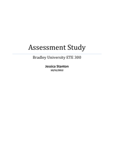 Assessment Study - Jessica Stanton Professional Portfolio