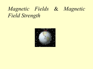 Magnetic Fields & Magnetic Field Strength