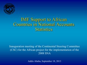 PPT - African Centre for Statistics