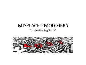 Revise misplaced modifiers