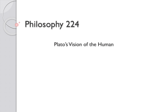 Plato's Vision of the Human