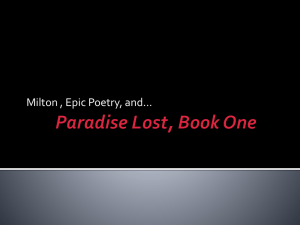 Paradise Lost, Book One