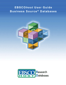 Business Source Ò - California Digital Library