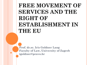 Fundamental Freedoms in the EU