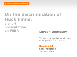 On the discrimination of Huck Finns