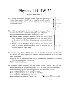 Physics 111 HW 22 Assigned 14 November 2012 0.2 m 0.4 m 0.2m