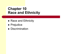 Chapter 9 Race and ethnicity