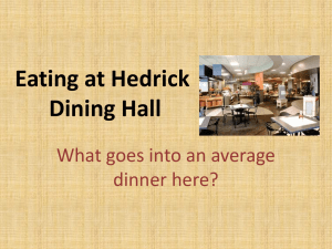 REVISED- Dining Hall