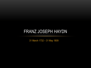 Franz Joseph haydn - Woodlawn School Wiki