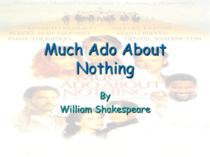 Much Ado About Nothing - Teachnet UK-home
