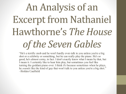 Thesis statements for the birthmark by nathaniel hawthorne