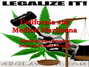 California and Medical Marijuana