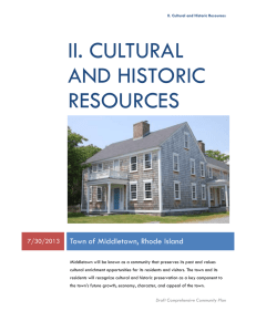 II. Cultural and Historic Resources
