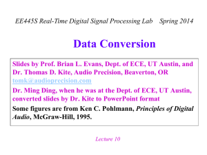 Data Conversion - The University of Texas at Austin