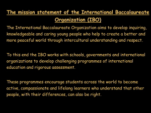 What is the International Baccalaureate Diploma?
