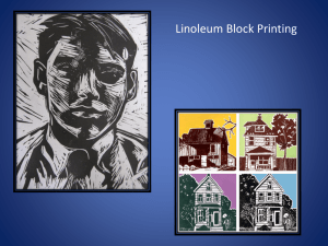 Linoleum Printing PowerPoint