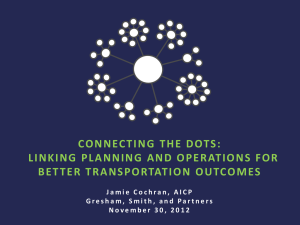 Jamie Cochran -Connecting the Dots: Linking Planning and