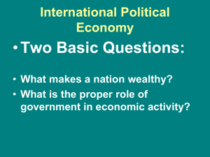 International Political Economy PPT