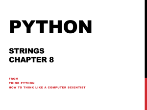 PythonStringsCh8