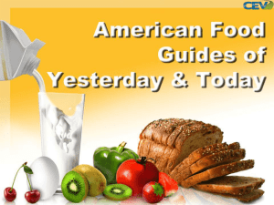 The Dietary Guidelines for Americans 2010