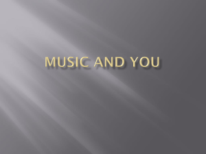 Music and you - Over-blog