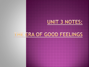 LECTURE 01_The Era of Good Feelings