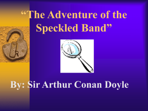 “The Adventure of the Speckled Band”