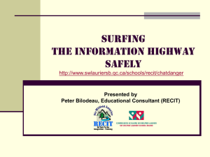Surfing the Information highway safely