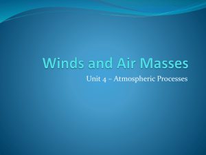 Winds and Air Masses