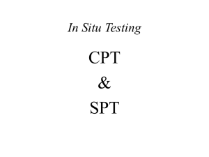 CPT Testing