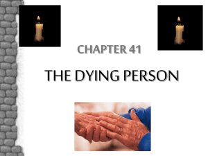 The Dying Person