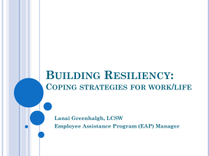 Resiliency PowerPoint handouts