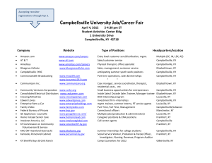 Campbellsville University Job/Career Fair