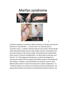 Marfan syndrome Cheyenne 3rd