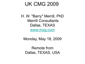 ukcmg2009 - Merrill Consultants