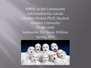 MRSA in the Community