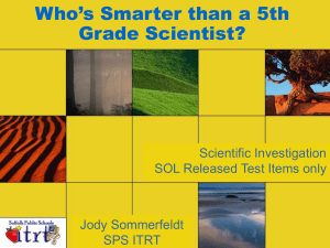 3rd Grade Science Review